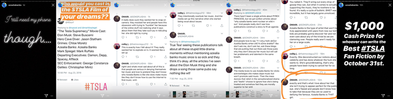 The rest of Banks’ story concerning Tesla.